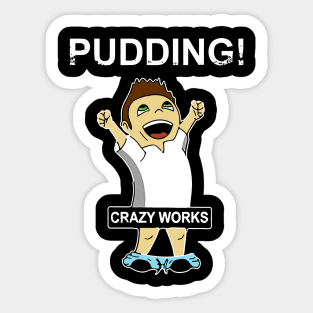 Dean Winchester Pudding Crazy Works Supernatural Sticker